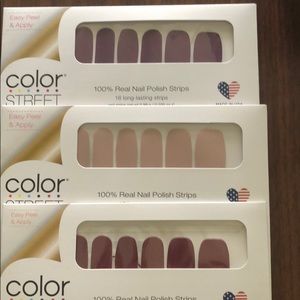 3 sets of solids ColorStreet